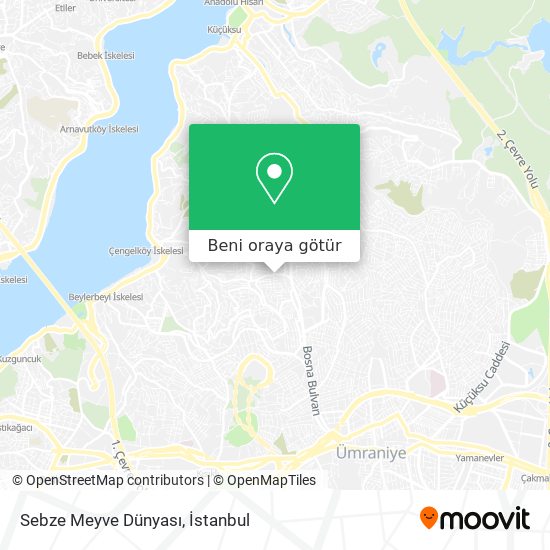 Sebze Meyve Dünyası harita