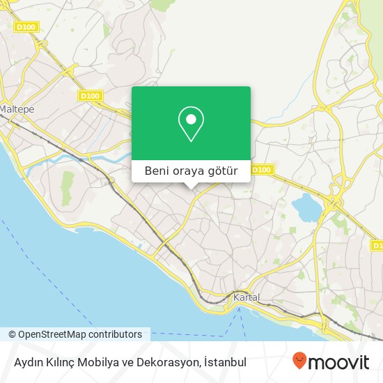 Aydın Kılınç Mobilya ve Dekorasyon harita