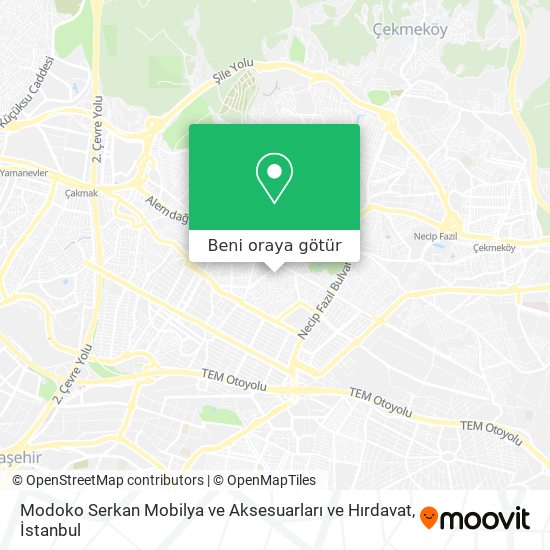 Modoko Serkan Mobilya ve Aksesuarları ve Hırdavat harita