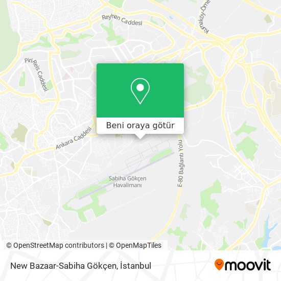 New Bazaar-Sabiha Gökçen harita