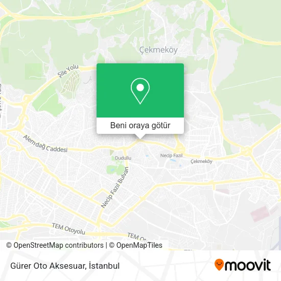 Gürer Oto Aksesuar harita