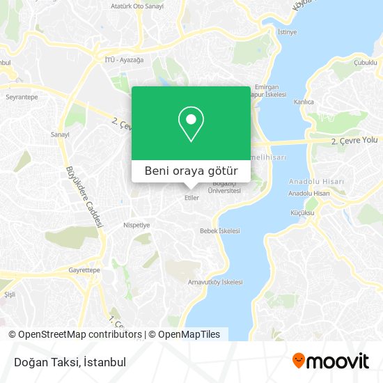 Doğan Taksi harita