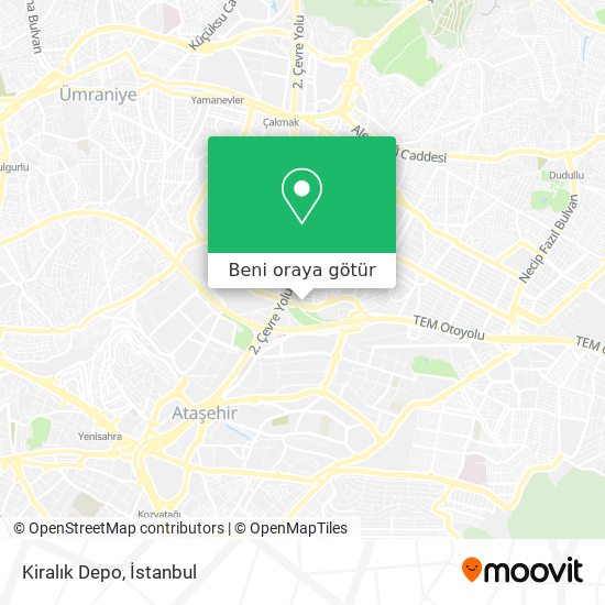 Kiralık Depo harita