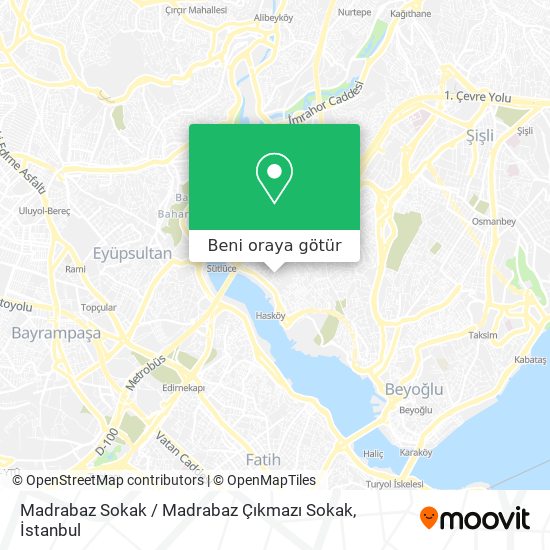 Madrabaz Sokak / Madrabaz Çıkmazı Sokak harita