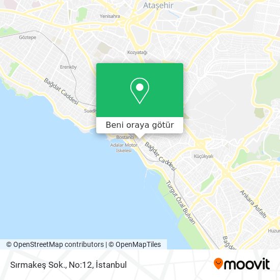 Sırmakeş Sok., No:12 harita