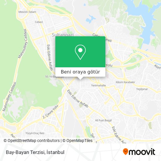 Bay-Bayan Terzisi harita