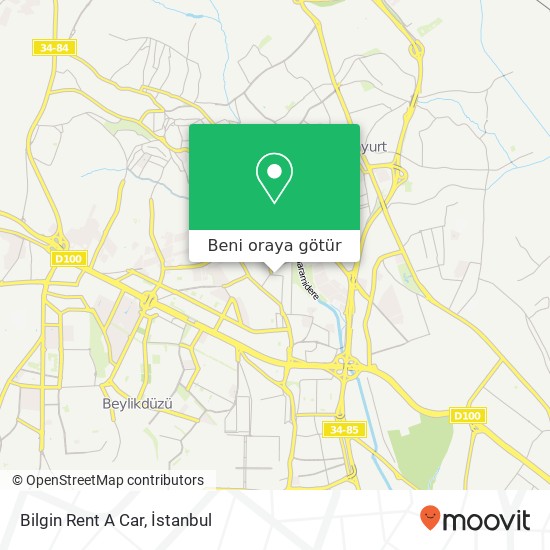 Bilgin Rent A Car harita