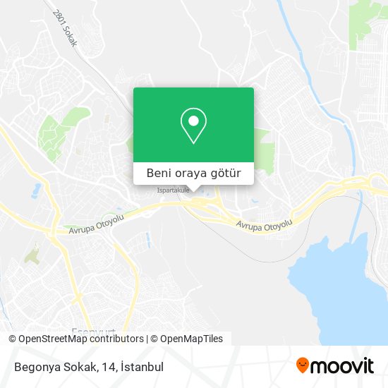 Begonya Sokak, 14 harita