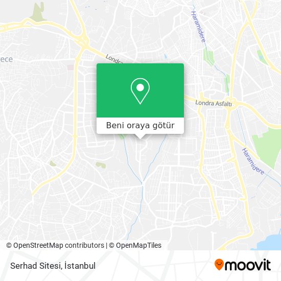 Serhad Sitesi harita