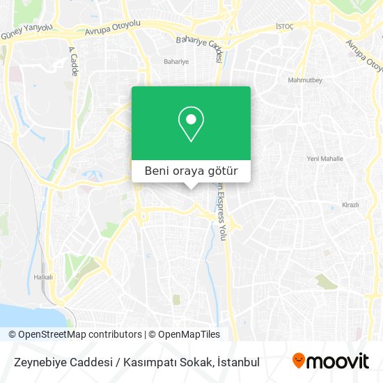 Zeynebiye Caddesi / Kasımpatı Sokak harita