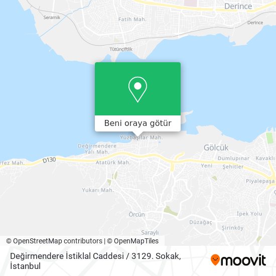Değirmendere İstiklal Caddesi / 3129. Sokak harita