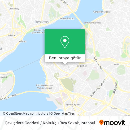 Çavuşdere Caddesi / Koltukçu Rıza Sokak harita