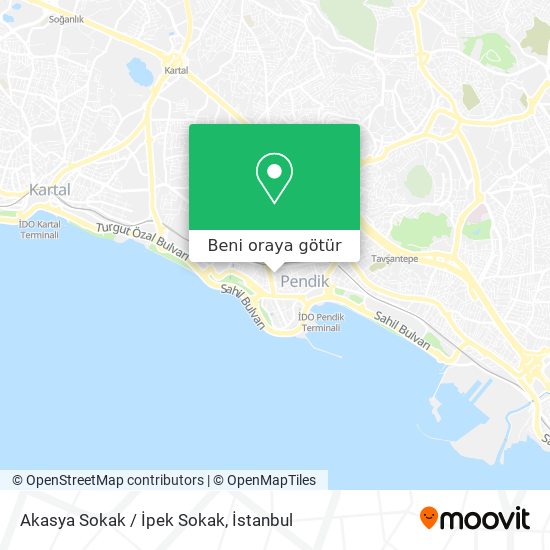 Akasya Sokak / İpek Sokak harita