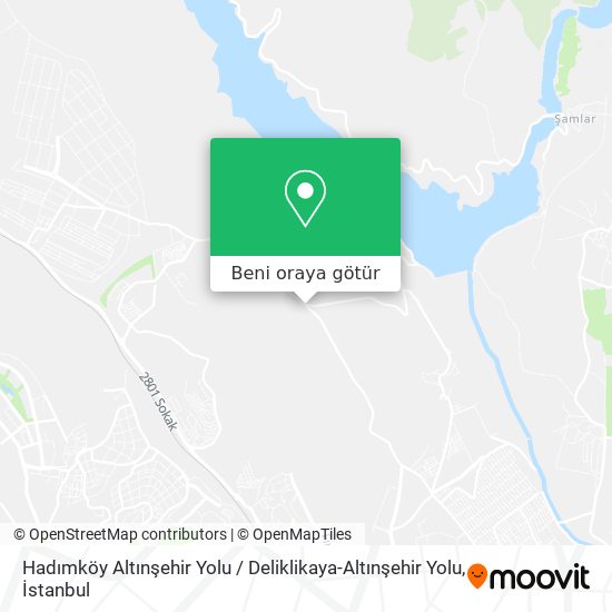 Hadımköy Altınşehir Yolu / Deliklikaya-Altınşehir Yolu harita