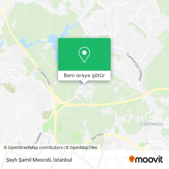 Şeyh Şamil Mescidi harita