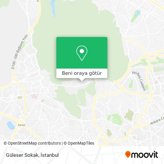 Güleser Sokak harita