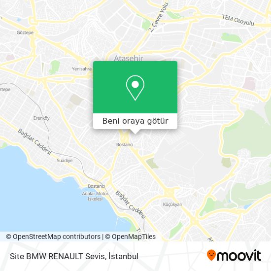 Site BMW RENAULT Sevis harita