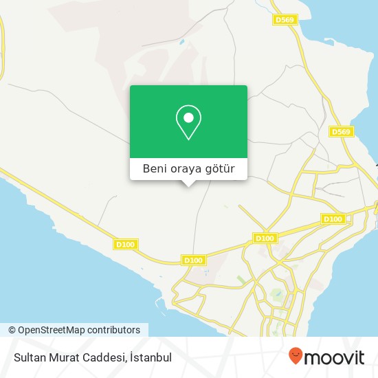 Sultan Murat Caddesi harita
