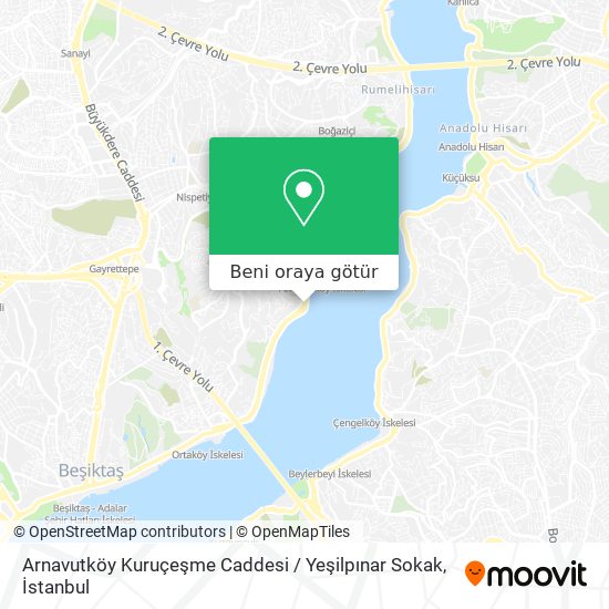 Arnavutköy Kuruçeşme Caddesi / Yeşilpınar Sokak harita