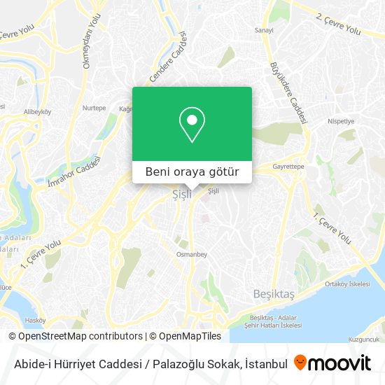 Abide-i Hürriyet Caddesi / Palazoğlu Sokak harita
