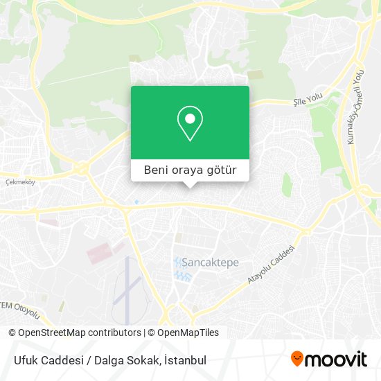 Ufuk Caddesi / Dalga Sokak harita