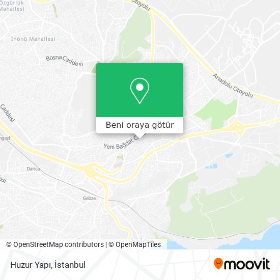Huzur Yapı harita
