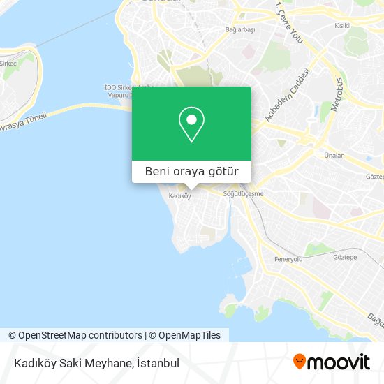Kadıköy Saki Meyhane harita
