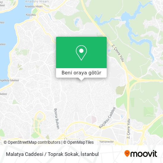 Malatya Caddesi / Toprak Sokak harita
