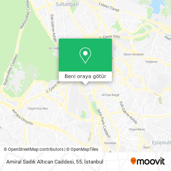 Amiral Sadık Altıcan Caddesi, 55 harita