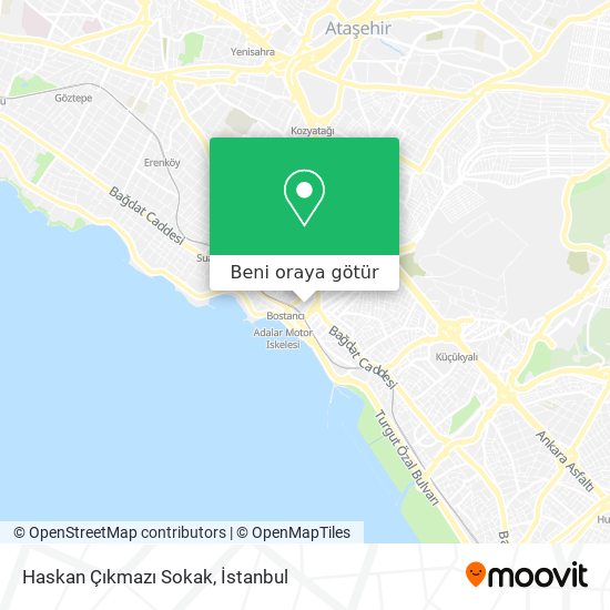 Haskan Çıkmazı Sokak harita
