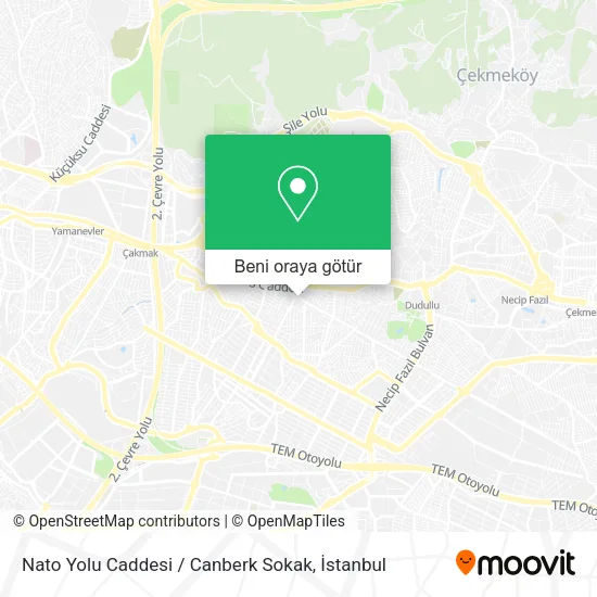 Nato Yolu Caddesi / Canberk Sokak harita