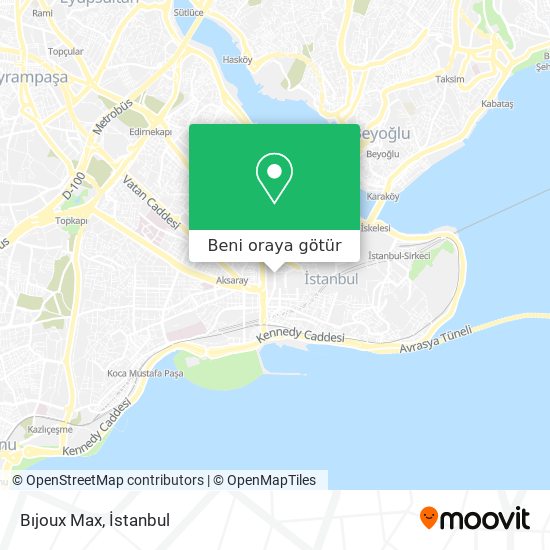 Bıjoux Max harita