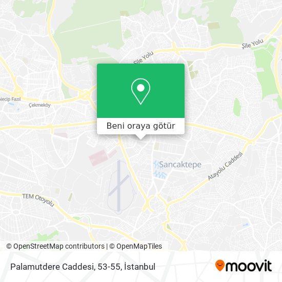 Palamutdere Caddesi, 53-55 harita