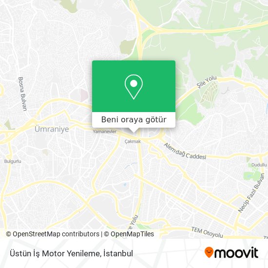Üstün İş Motor Yenileme harita