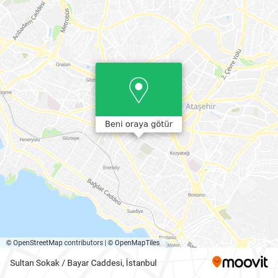 Sultan Sokak / Bayar Caddesi harita