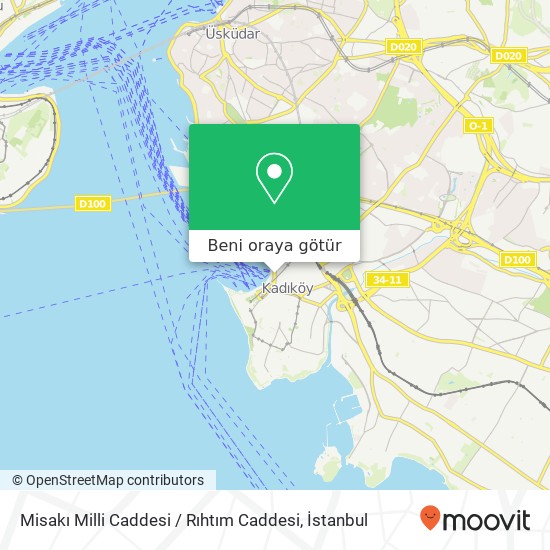 Misakı Milli Caddesi / Rıhtım Caddesi harita