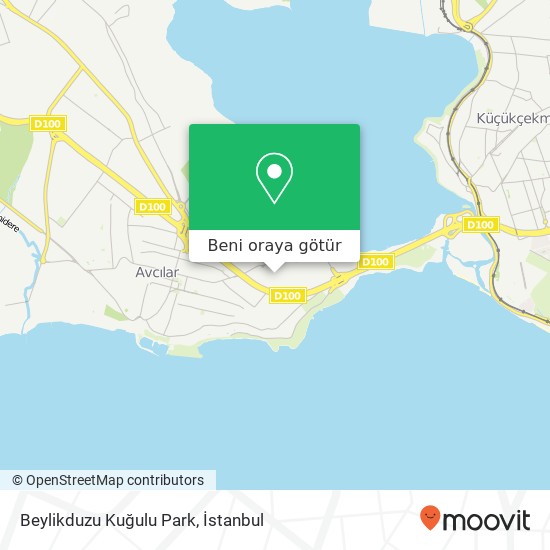 Beylikduzu Kuğulu Park harita