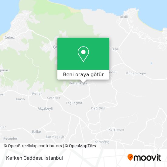 Kefken Caddesi harita