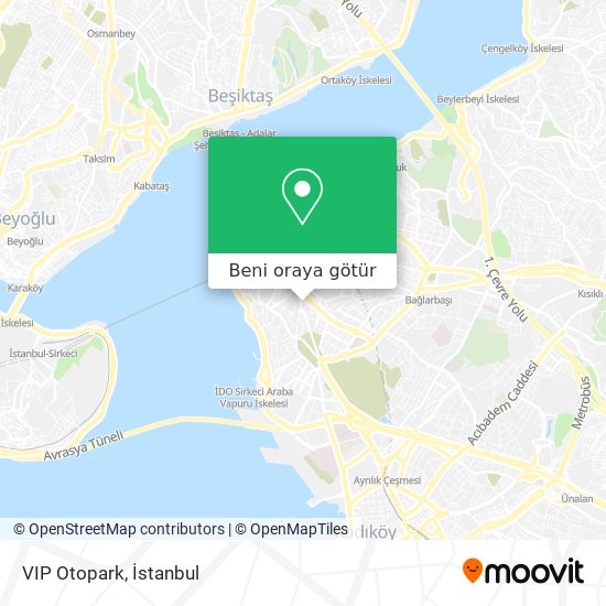 VIP Otopark harita