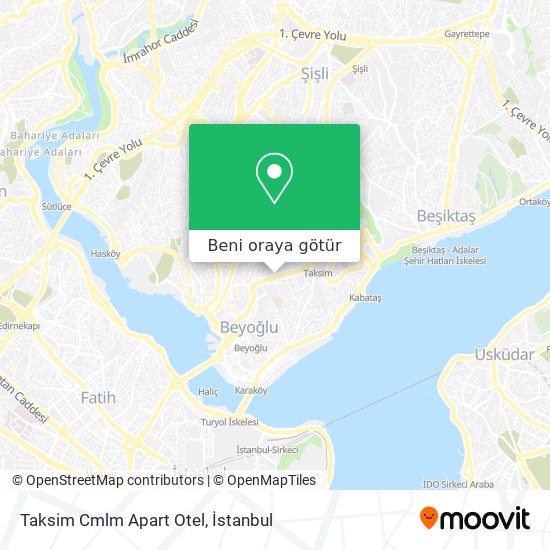 Taksim Cmlm Apart Otel harita