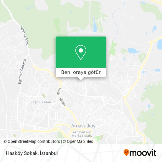Hasköy Sokak harita