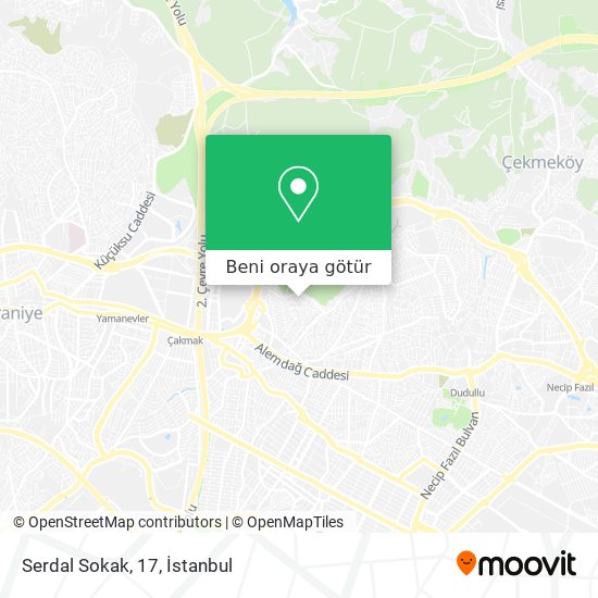 Serdal Sokak, 17 harita