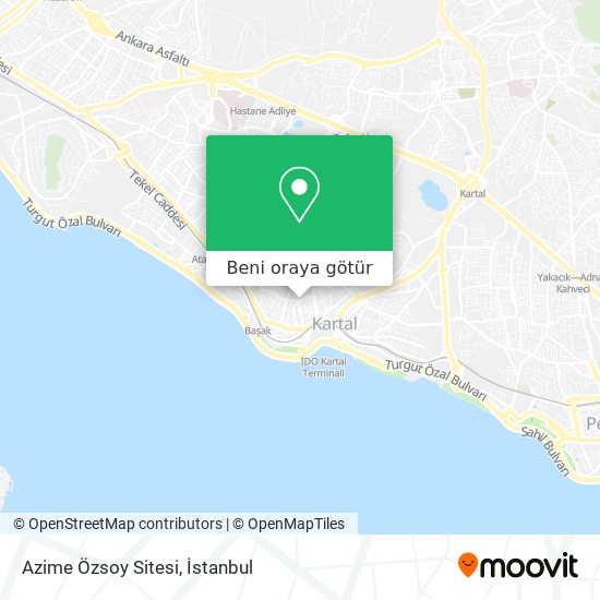 Azime Özsoy Sitesi harita