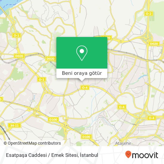 Esatpaşa Caddesi / Emek Sitesi harita