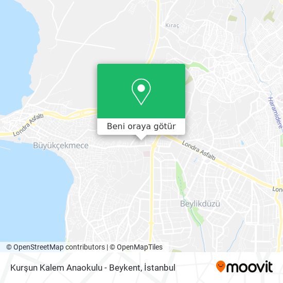 Kurşun Kalem Anaokulu - Beykent harita