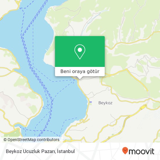 Beykoz Ucuzluk Pazarı harita