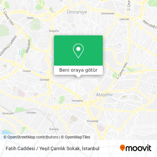 Fatih Caddesi / Yeşil Çamlık Sokak harita