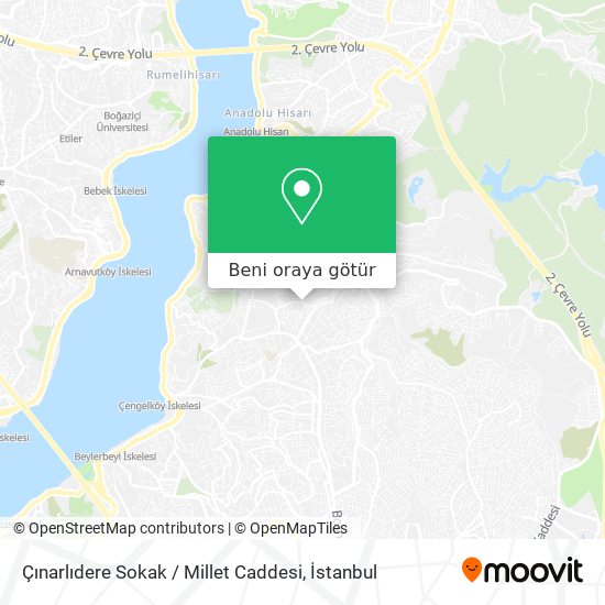 Çınarlıdere Sokak / Millet Caddesi harita