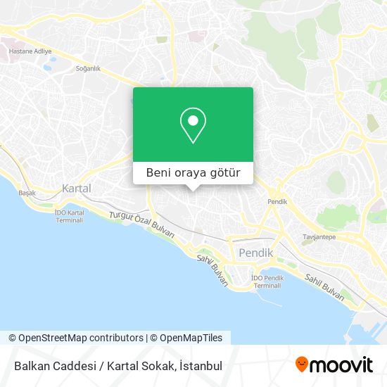 Balkan Caddesi / Kartal Sokak harita
