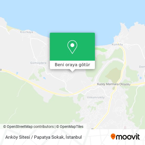 Arıköy Sitesi / Papatya Sokak harita